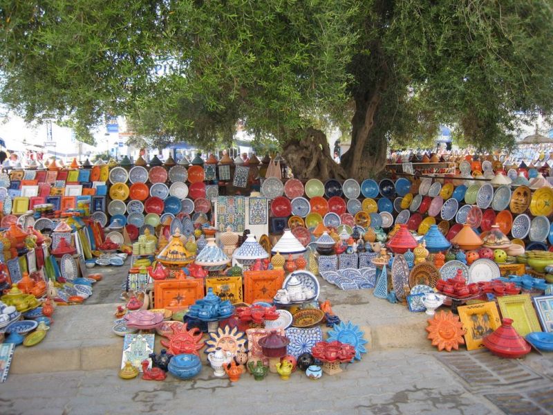 Calèche marché midoun Djerba