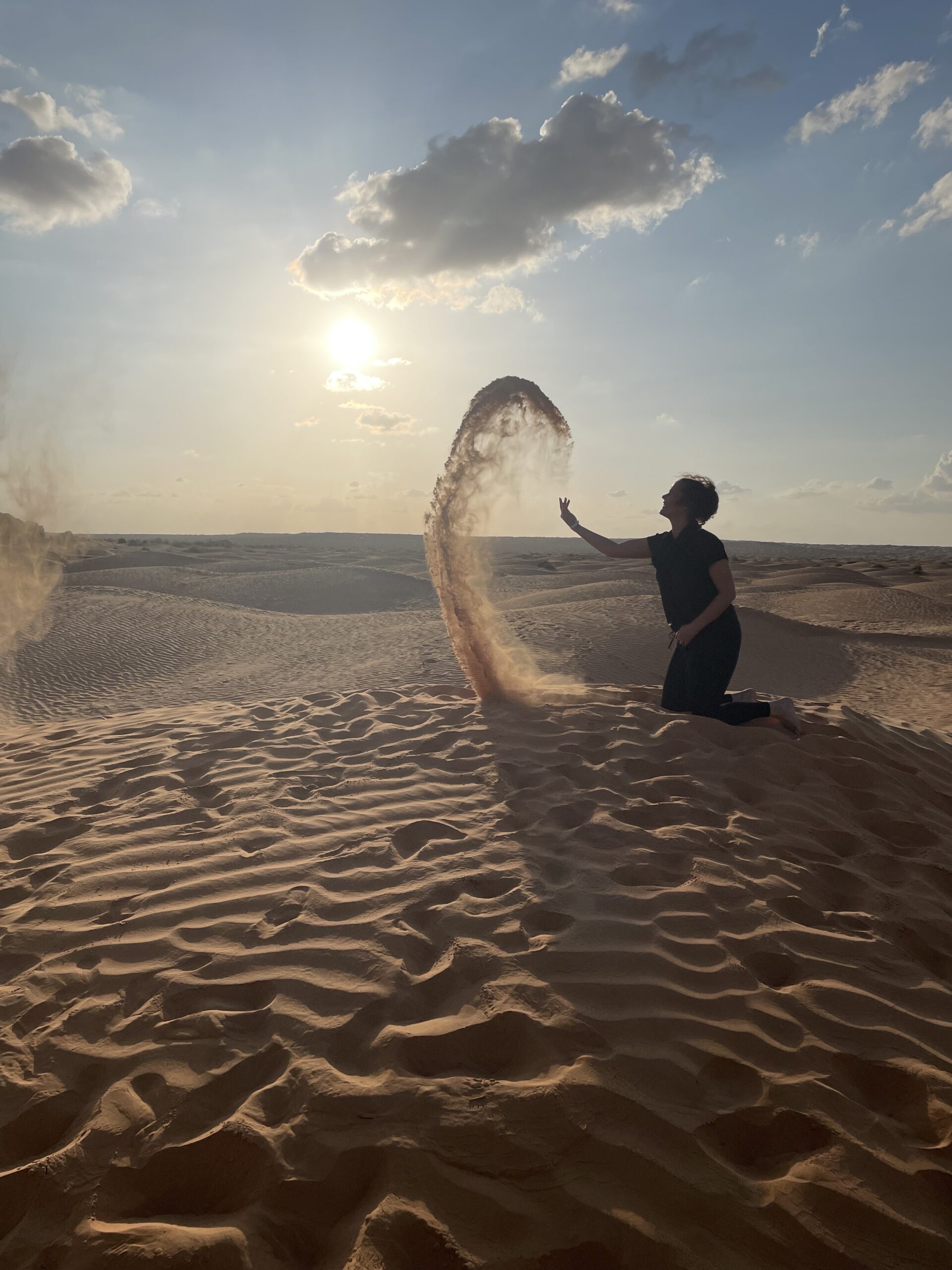 DESERT COUCHER DU SOLEIL